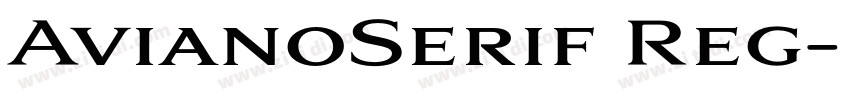 AvianoSerif Reg字体转换 AvianoSerif Reg字体转换
